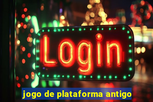 jogo de plataforma antigo